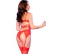 Chilirose Bodies CHILIROSE - CR 4879 CROTCHLESS BODYSUIT RED S