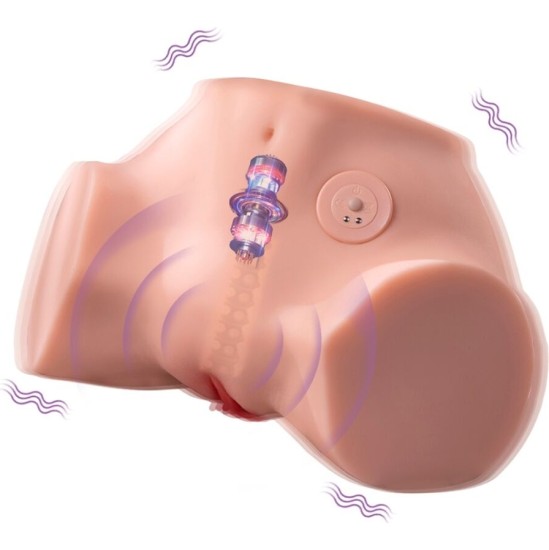 Xise FENNIE SHAKING REALISTIC MULTIPOSITION VAGINA AND ANUS MASTURBATOR WITH VIBRATION