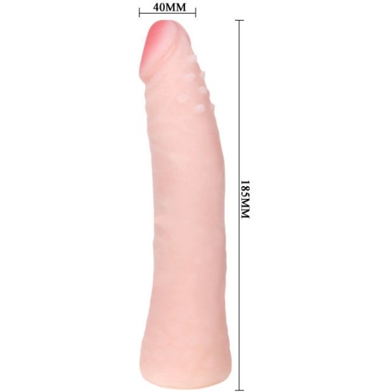 Baile Dildos BAILE - REALISTIC SKIN TOUCH SILICONE DILDO 19 CM RANDOM BOX COLOR