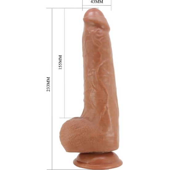 Pretty Love DRACO REALISTIC DILDO 23 CM MODEL 2 FLESH