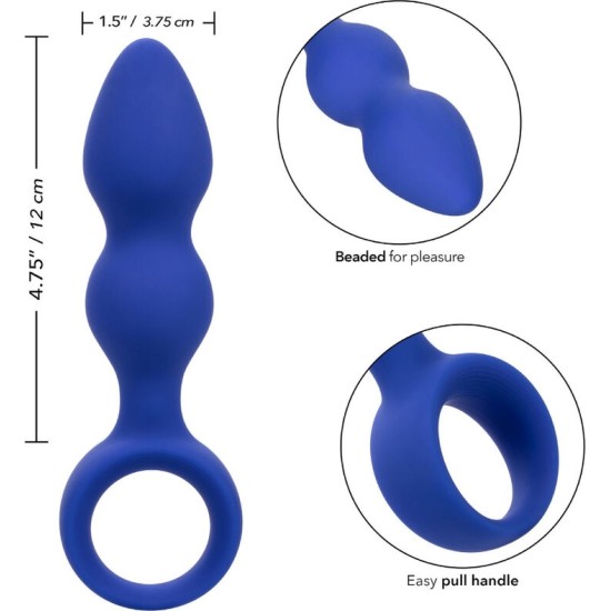 Calexotics ADMIRAL ADVANCED ANAL PLUG BLUE