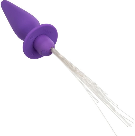 Calexotics SOUTHERN LIGHTS LIGHT UP ANAL PLUG 10 VIBRATIONS SILICONE PURPLE