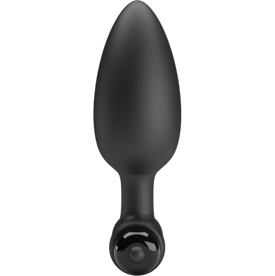 Pretty Love VIBRA BUTT PLUG 2 ANAL PLUG 10 VIBRATIONS BLACK