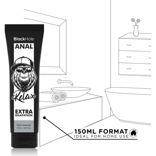 Black Hole WATER BASE GEL ANAL DILATION 150 ML
