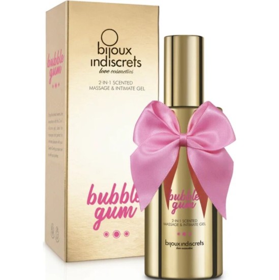 Bijoux Love Cosmetiques BIJOUX - BUBBLE GUM 2&middot;IN&middot;1 SCENTED MASSAGE & INTIMATE GEL 100 ML