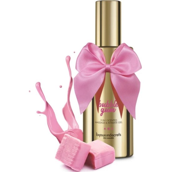 Bijoux Love Cosmetiques BIJOUX - BUBBLE GUM 2&middot;IN&middot;1 SCENTED MASSAGE & INTIMATE GEL 100 ML