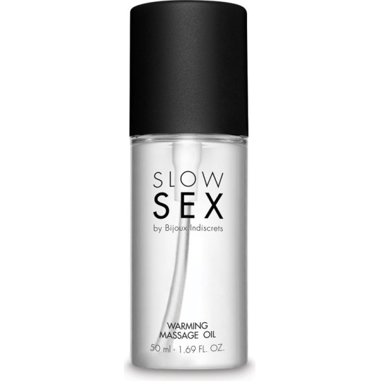 Bijoux Slow Sex BIJOUX - SLOW SEX MASSAGE OIL HEAT EFFECT 50 ML
