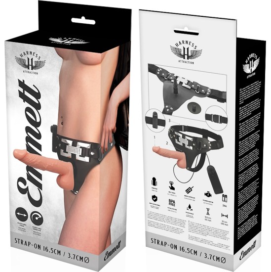 Harness Attraction RNES EMMETT REALISTIC VIBRATOR 16.5 CM -O- 3.7 CM