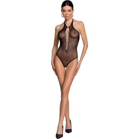 Passion Woman PASSION - WOMAN BS088 BODYSTOCKING BLACK ONE SIZE