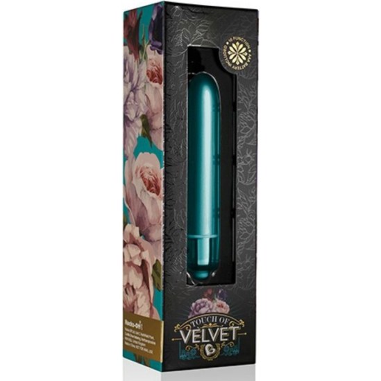 Rocks-Off VIBRATING BULLET TOUCH OF VELVET PEACOCK PETALS