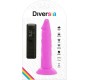 Diversia FLEXIBLE VIBRATING DILDO PURPLE 23 CM -O- 4.3 CM