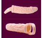 Baile For Him BAILE - PENIS EXTENDER SHEATH WITH VIBRATION AND STRAP FOR TESTICLES 13.5 CM