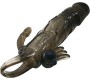 Baile For Him BAILE - BRAVE MAN PENIS COVER WITH CLIT AND ANAL STIMULATION DOUBLE BULLET BLACK 16.5 CM