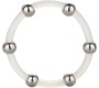 Calexotics STEEL BEADED SILICONE RING XL