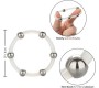 Calexotics STEEL BEADED SILICONE RING XL