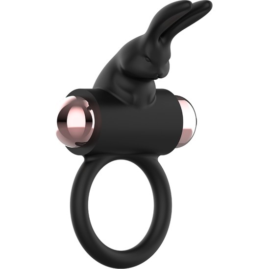 Coquette Toys COQUETTE CHIC DESIRE - COCK RING WITH VIBRATOR BLACK/ GOLD