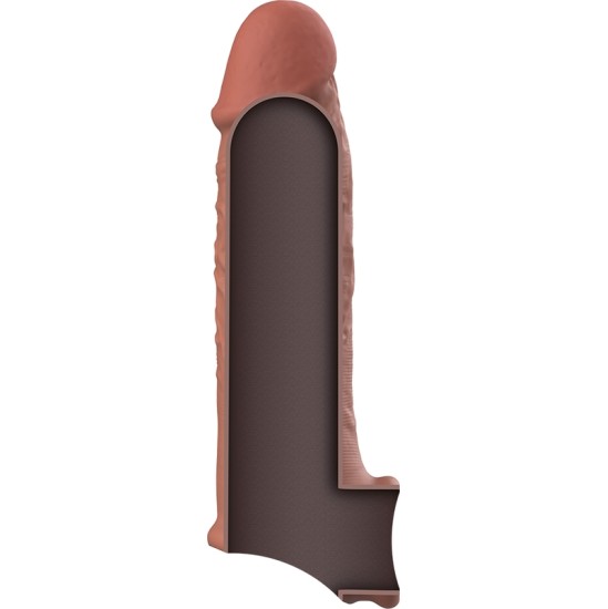 Virilxl LIQUID SILICONE V9 BROWN PENIS EXTENSION