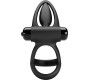 Pretty Love Male PRETTY LOVE - VIBRATING RING 10 VIBRATIONS BLACK SILICONE