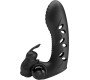 Pretty Love Male PRETTY LOVE - VANCE BLACK RABBIT VIBRATOR FINGER COVER