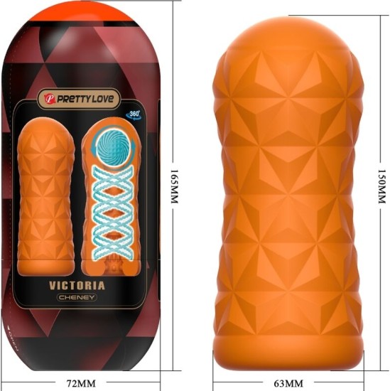 Pretty Love Male PRETTY LOVE - VICTORIA CHENEY MASTURBATOR ORANGE