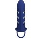 Pretty Love Male PRETTY LOVE - ALTAF VIBRATOR RING WITH SILICONE SHEATH BLUE