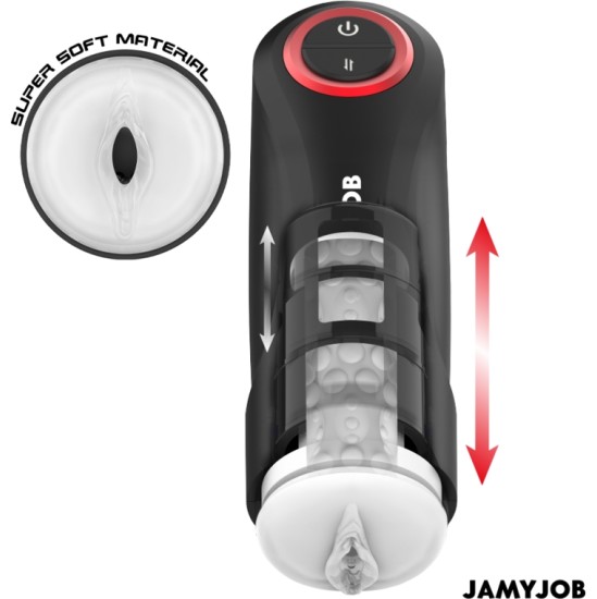 Jamyjob GRAVITY AUTOMATIC VAGINA MASTURBATOR 5 THRUSTING MODES AND SOUND EFFECT