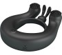 Pretty Love DAHLIA VIBRATING RING + CLITORIS STIMULATOR 12 VIBRATIONS BLACK