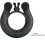Pretty Love DAHLIA VIBRATING RING + CLITORIS STIMULATOR 12 VIBRATIONS BLACK