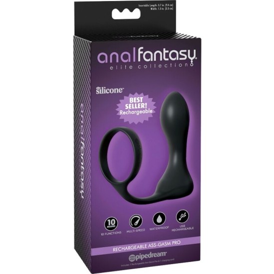 Anal Fantasy Elite Collection RECHARGEABLE ASS-GASM PRO