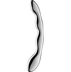 Satisfyer Dildo SATISFYER - COSMIC CREST 2 STAINLESS STEEL DOUBLE-ENDED DILDO