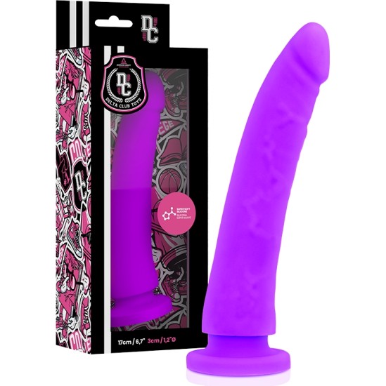Deltaclub DELTA CLUB - TOYS LILAC DILDO MEDICAL SILICONE 17 CM -O- 3 CM