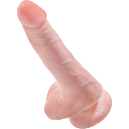 King Cock REALISTIC PENIS WITH BALLS 13.5 CM LIGHT