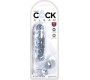 King Cock CLEAR REALISTIC PENIS WITH BALLS 13.5 CM TRANSPARENT
