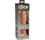 King Cock ELITE REALISTIC SILICONE DILDO 20.3 CM CARAMEL