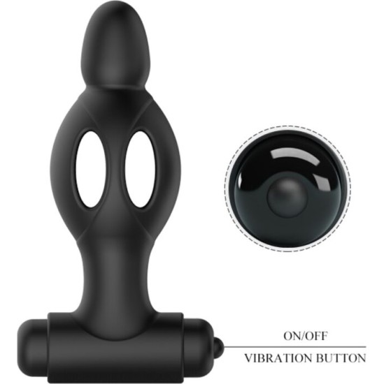 Mr Play SILICONE ANAL PLUG WITH VIBRATION