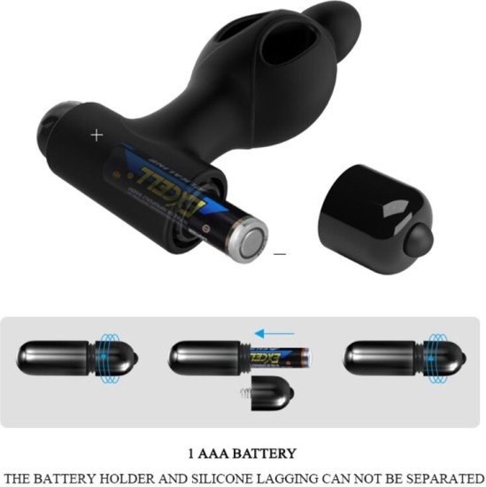 Mr Play SILICONE ANAL PLUG WITH VIBRATION