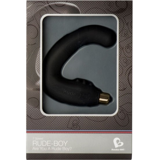 Rocks-Off RUDE-BOY MALE G-SPOT MASSAGER 7 V BLACK