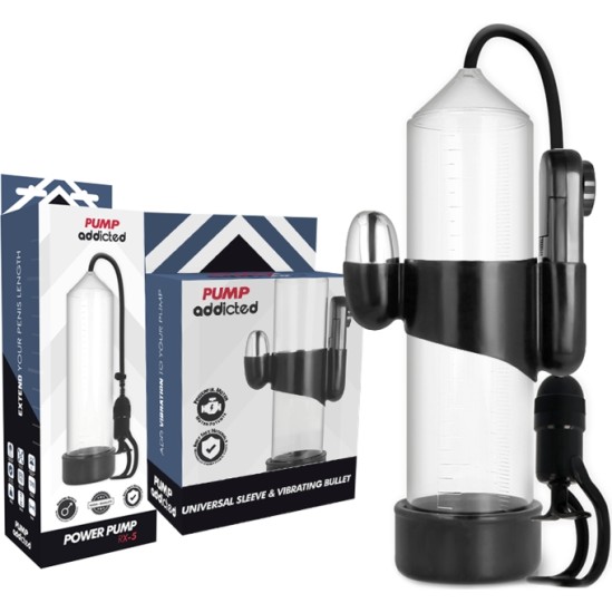 Pump Addicted RX5 TRANSPARENT VIBRATOR