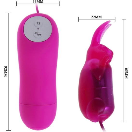 Baile Stimulating BAILE - CUTE SECRET BUNNY VIBRATOR 12 SPEED