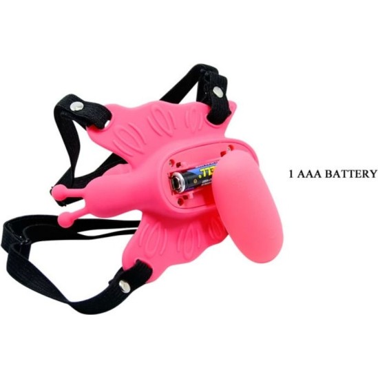 Baile Stimulating BAILE - ULTRA PASSIONATE VIBRATING BUTTERFLY HARNESS