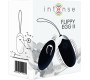 Intense Couples Toys INTENSE - FLIPPY II VIBRATING EGG WITH REMOTE CONTROL BLACK