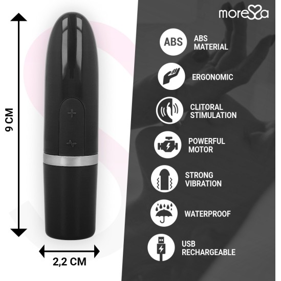 Moressa IVY VIBRATOR STIMULATOR TRAVEL BLACK
