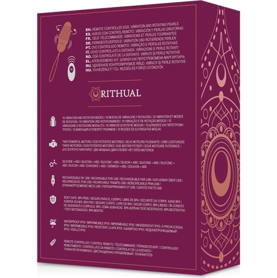 Rithual SITA EGG REMOTE CONTROL BEAD ROTATION + VIBRATION