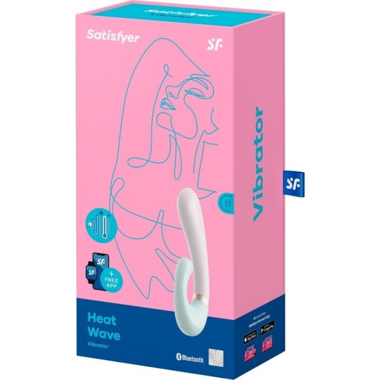 Satisfyer Connect SATISFYER - HEAT WAVE VIBRATOR APP WHITE