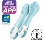 Satisfyer Connect SATISFYER - AIR PUMP VIBRATOR 5+ INFLATABLE G-SPOT VIBRATOR APP BLUE