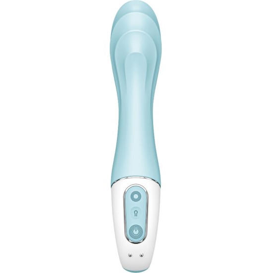 Satisfyer Connect SATISFYER - AIR PUMP VIBRATOR 5+ INFLATABLE G-SPOT VIBRATOR APP BLUE