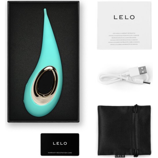 Lelo DOT CLITORIS STIMULATOR - AQUA GREEN