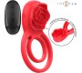 Intense Fun INTENSE - GAIL STIMULATOR ROSE 10 VIBRATIONS RED REMOTE CONTROL