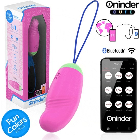 Oninder Cute LOVE PLEASURE VIBRO-ROTATING EGG 360 SILICONE - FREE WORLDWIDE APP