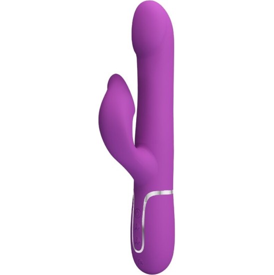 Pretty Love 4 IN 1 MULTIFUNCTION VIBRATOR & STIMULATOR PURPLE